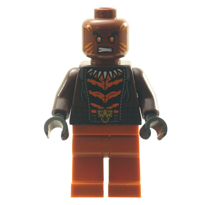 Bronze Tiger LEGO® minifigure sh661 with claw accessories