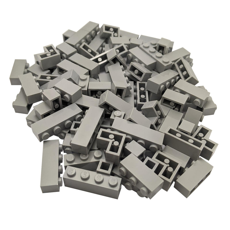 Alla rinfusa LEGO® mattoncini grigio azzurro chiaro 100 pezzi da 1x1 a 1x4 mix con mattoncini angolari