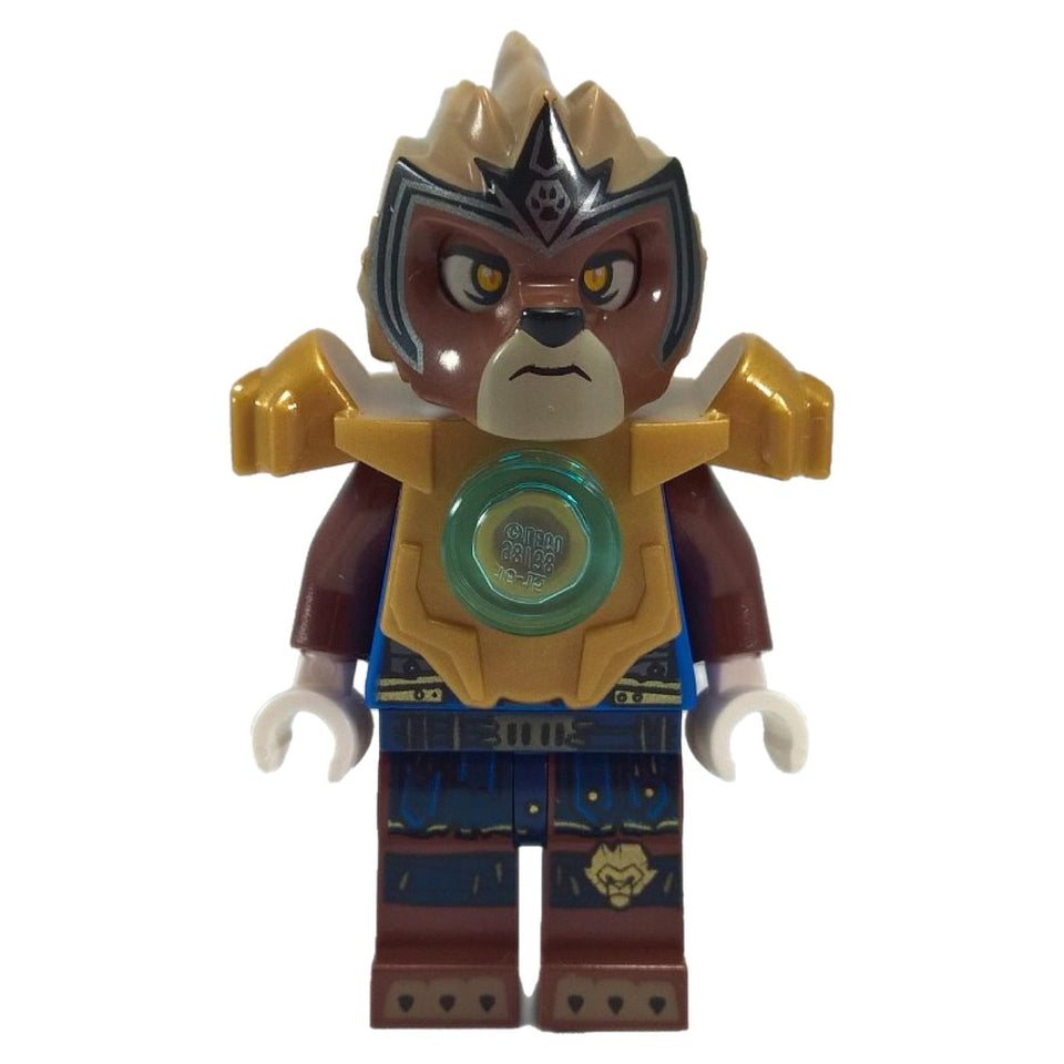 LEGO® 갈색 털과 금색 CHI 갑옷을 가진 롱투스 미니피규어, 치마 전설에서