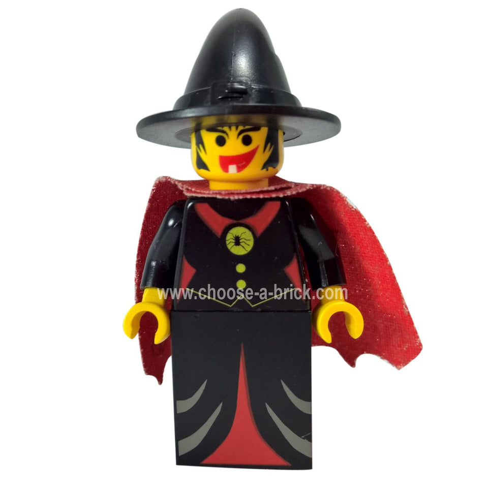 LEGO Minifigura Fright Knights - Bruja con Capa - cas032, primera vista.