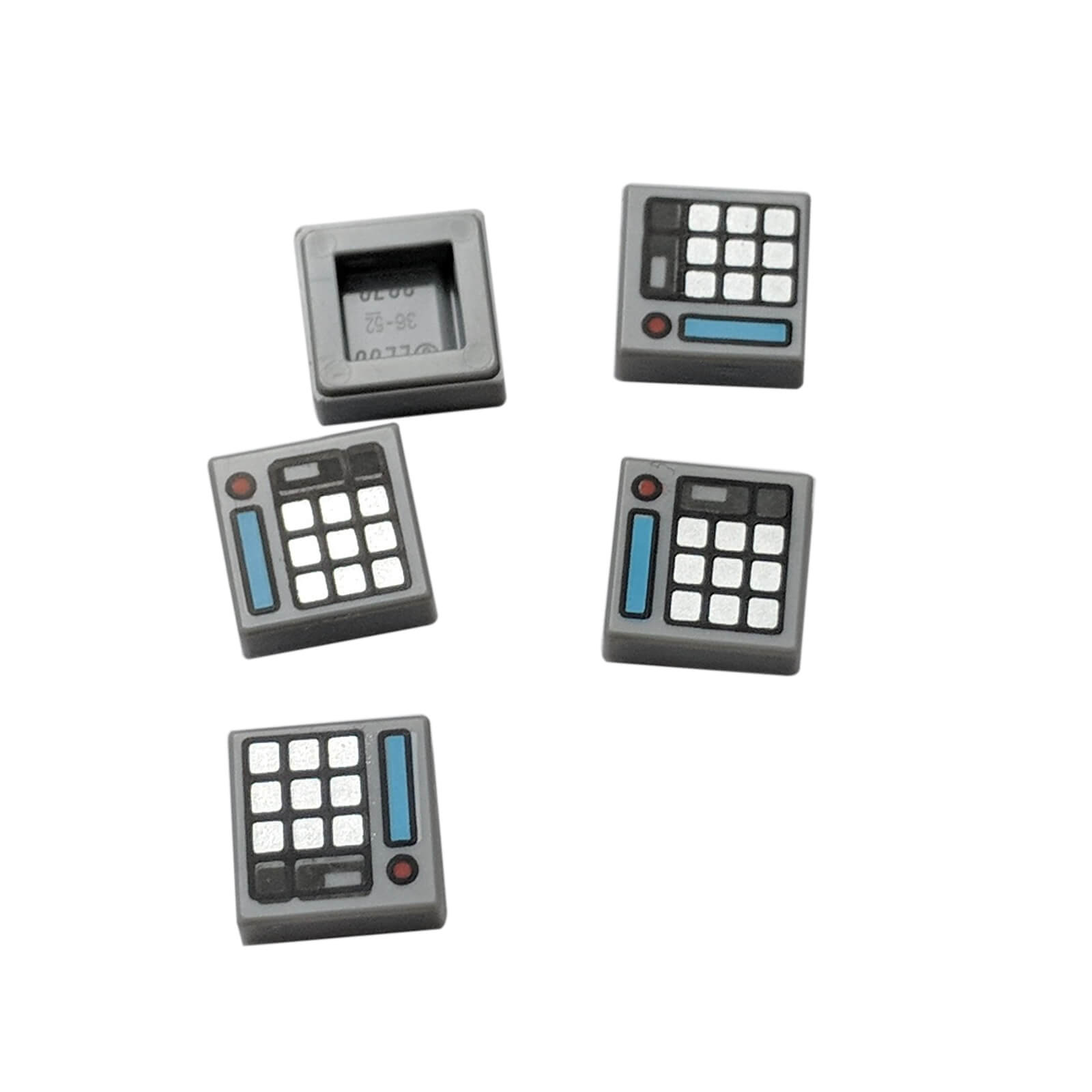 LEGO calculator keypad printed tile 3070pb174