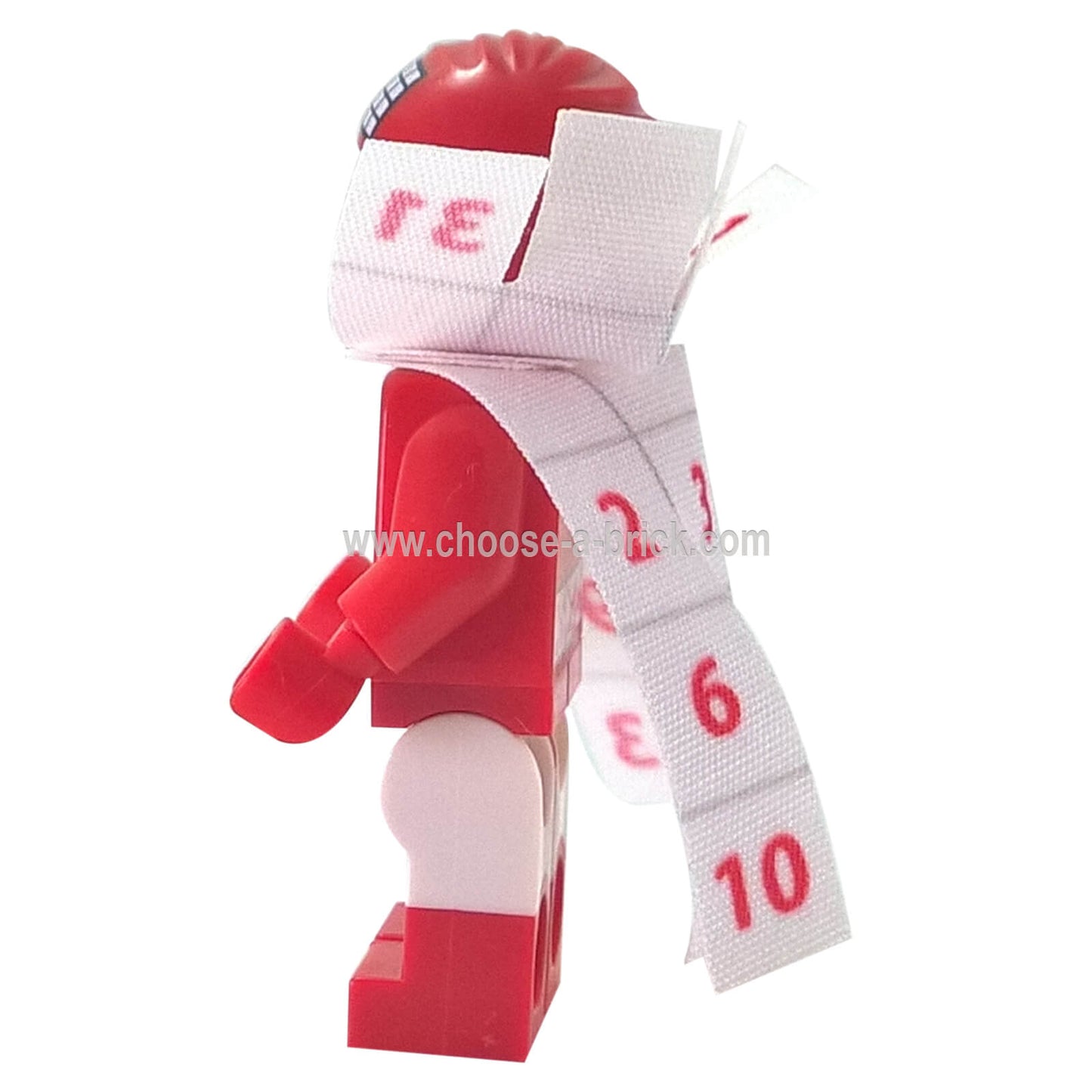 Calendar Man LEGO® minifigure sh335 back view printed calendar cape