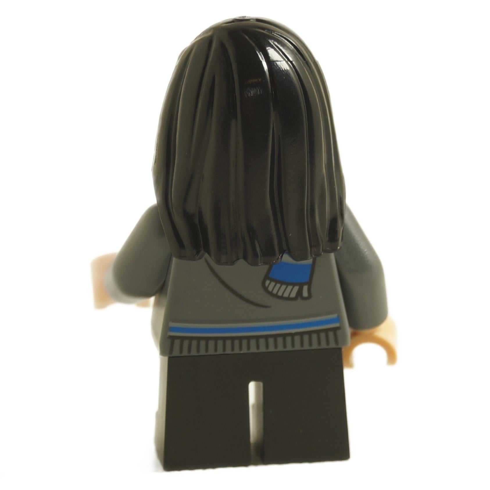 Cho Chang hp522 back view with Ravenclaw sweater back print and long dark hair piece