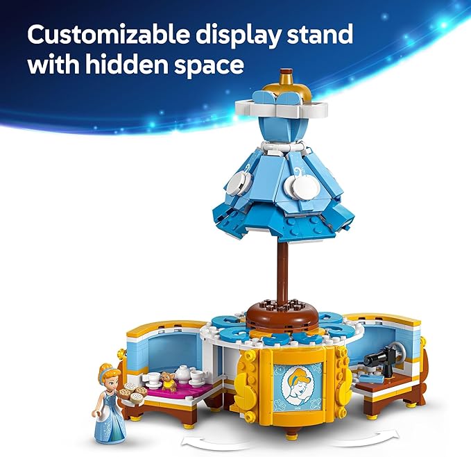 LEGO Disney Cinderella dress building set display model,customizable