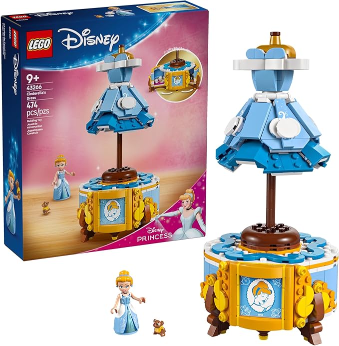 LEGO Disney Cinderella dress building set display model