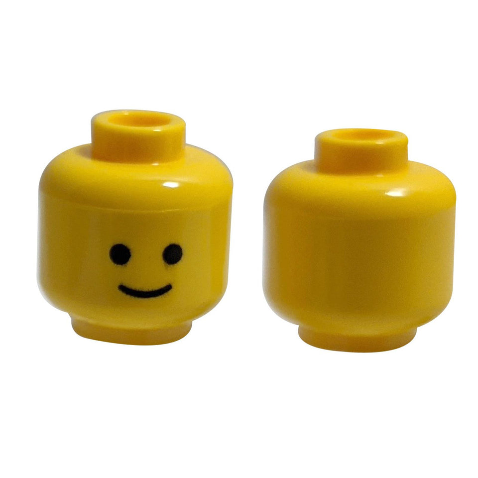 Minifigur, Huvud Standard Grin Mönster - Hålstud