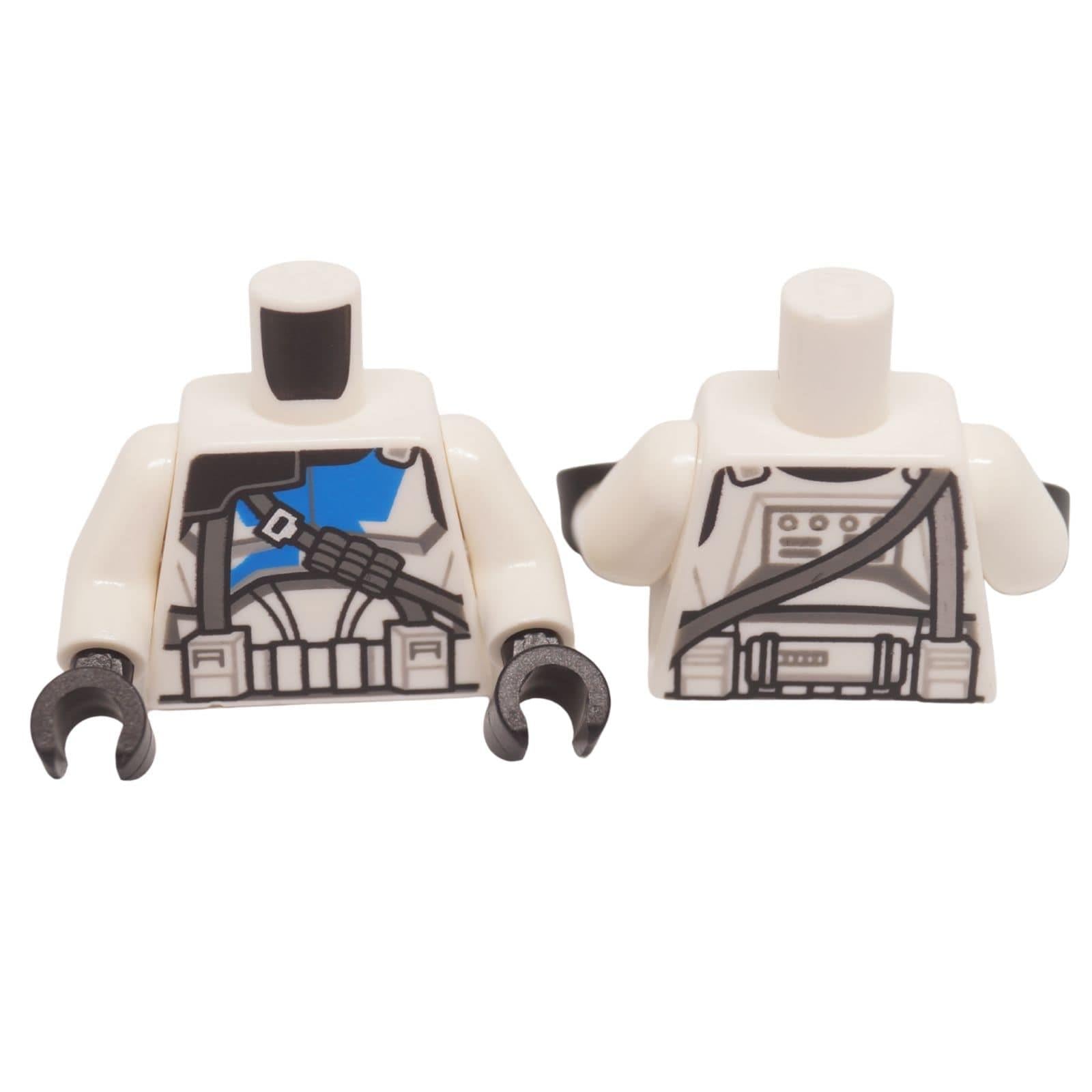 LEGO minifigure torso clone trooper armor print blue 973pb5003c01