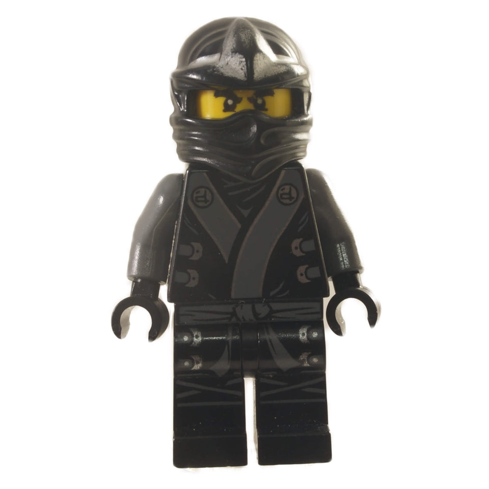LEGO® NINJAGO Cole Kimono minifigure njo0080 in black outfit and ninja head wrap