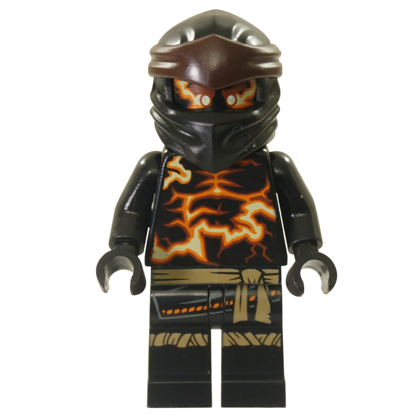 LEGO NINJAGO Cole Spinjitzu Burst minifigure njo0612 lava print