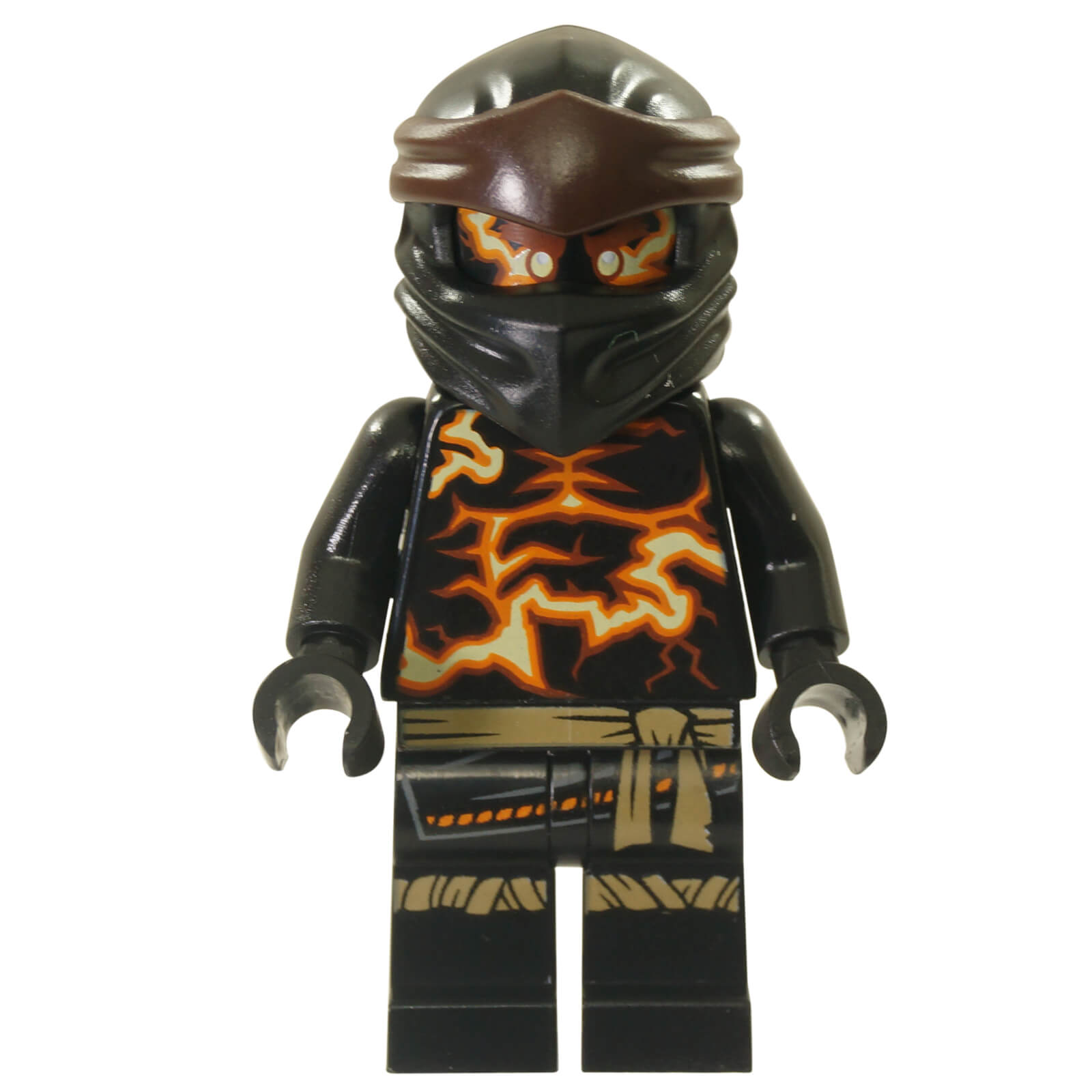LEGO NINJAGO Cole Spinjitzu Burst minifigure njo0612 lava print