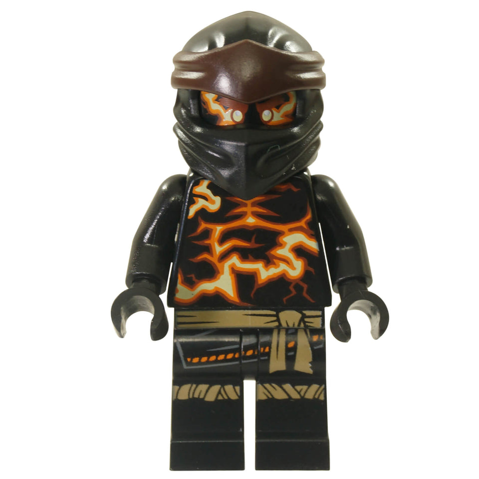 LEGO NINJAGO Cole Spinjitzu Burst minifigure njo0612 lava print