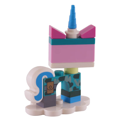 Unikitty w kamuflażu, Unikitty!, Seria 1 Pełny zestaw z podstawką wyjętą z torby w celu weryfikacji zawartości. Kompletny. 