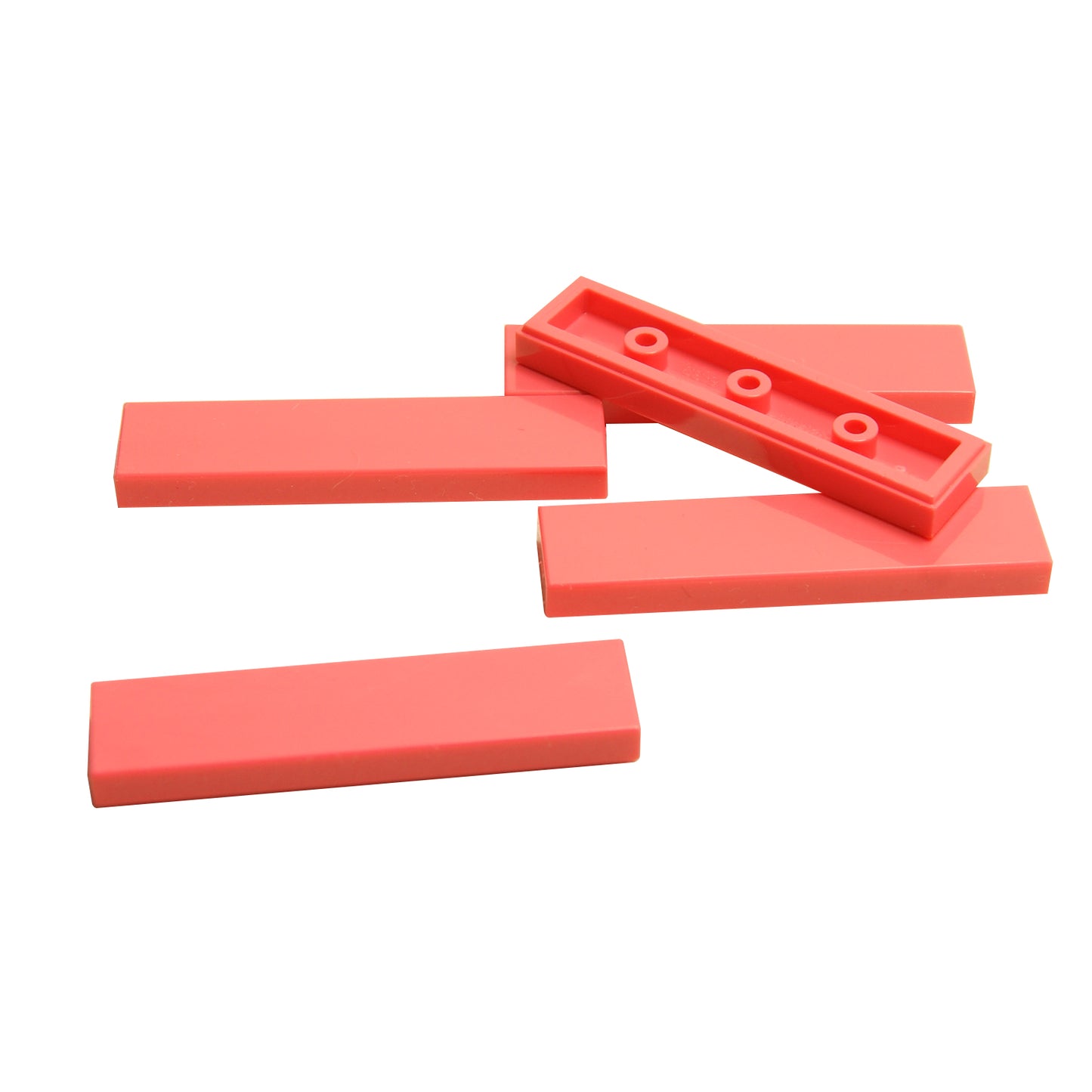 Corail Pièce rectangulaire en carrelage 1 x 4 pour surfaces lisses, bordures, finitions et constructions propres LEGO®.
