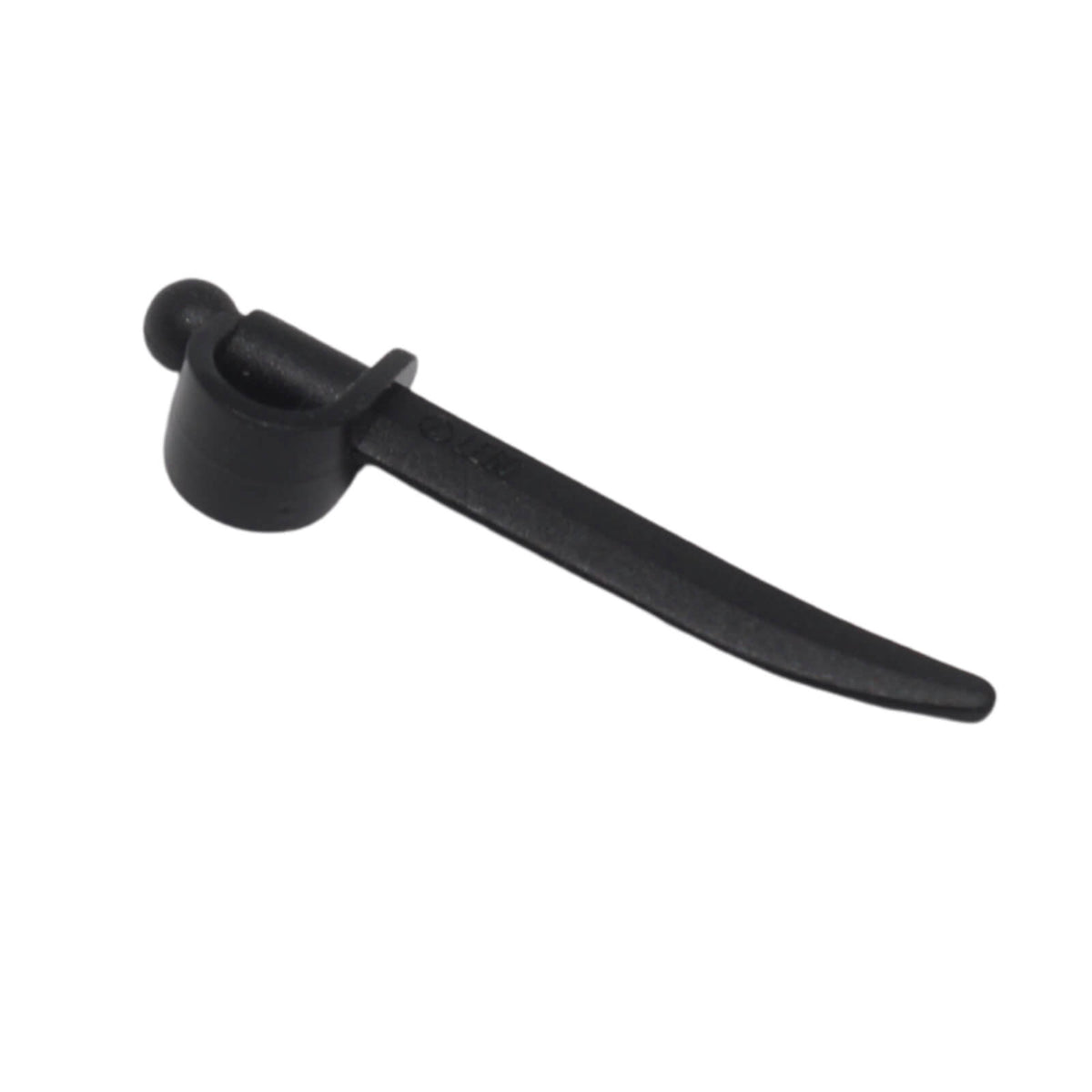 LEGO® cutlass sword curved blade black minifigure weapon part 2530