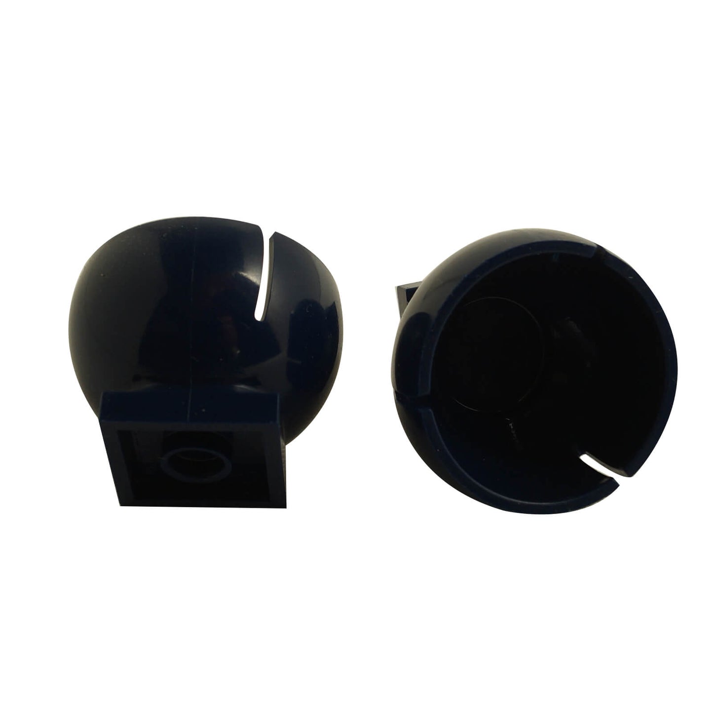 LEGO cylinder hemisphere 2 x 2 ball turret socket base in dark blue part 44358