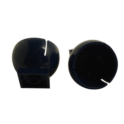 LEGO cylinder hemisphere 2 x 2 ball turret socket base in dark blue part 44358