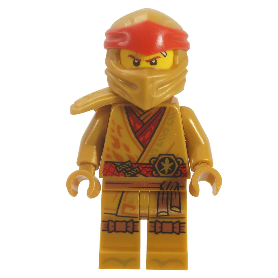 LEGO® Minifigur Kai (Legacy, Perlgold Robe mit Waffe) - Njo650 aus der Ninjago Legacy-Serie.
