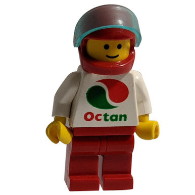 Octan - White Logo, Green Legs, Black Male Hair
