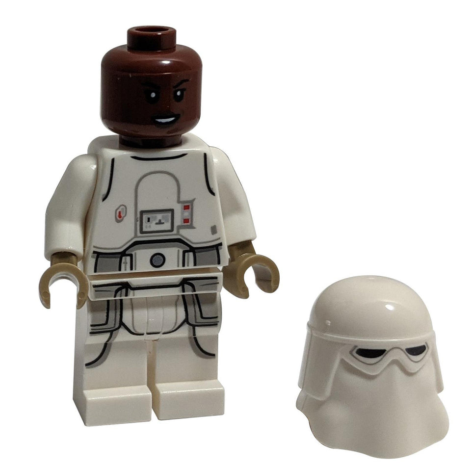 Snowtrooper, Printed Legs, Dark Tan Hands - Female, Reddish Brown Head