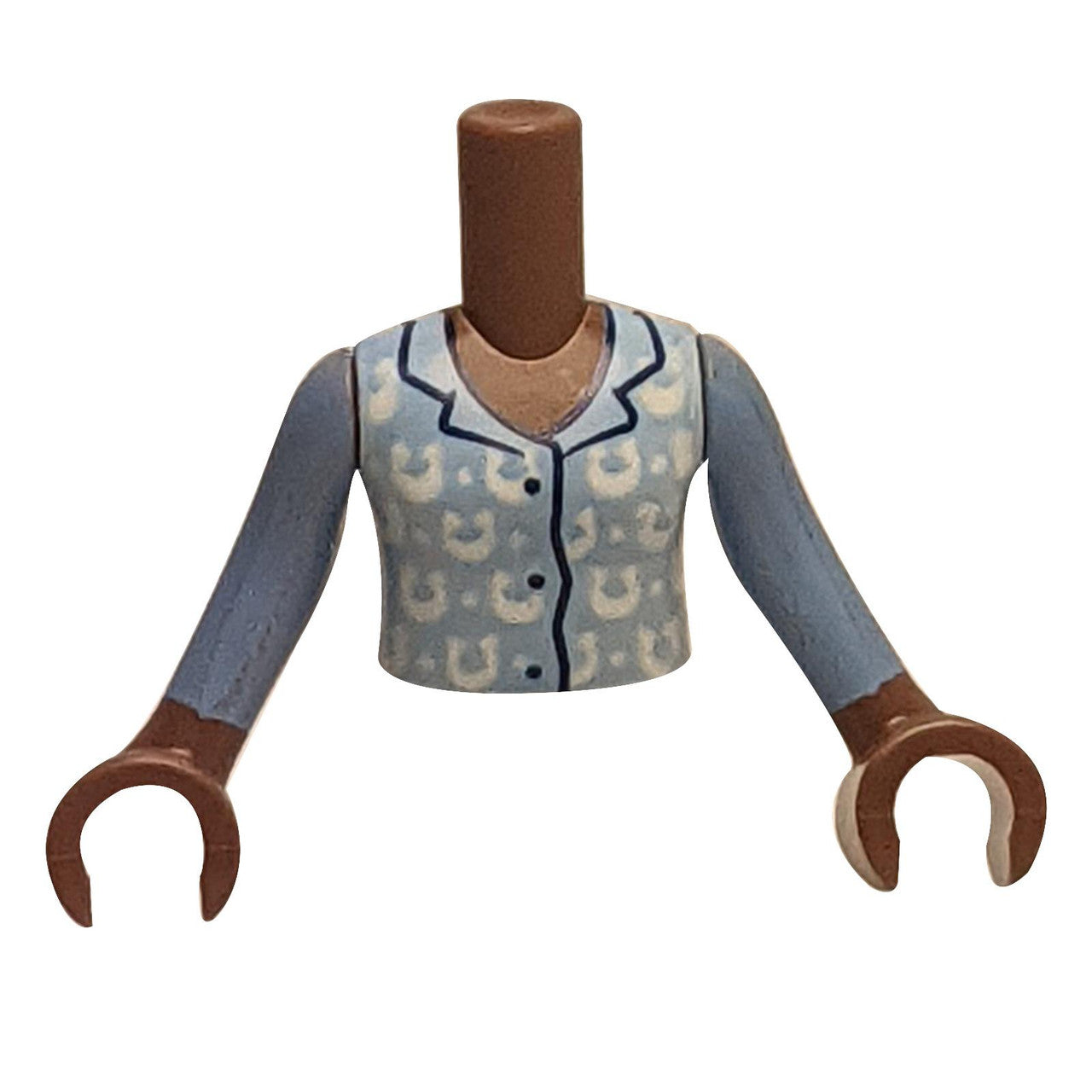 Mini Buste de Poupée - Pyjamas Confortables avec Motif de Fer à Cheval 