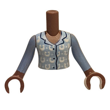 Mini Buste de Poupée - Pyjamas Confortables avec Motif de Fer à Cheval 