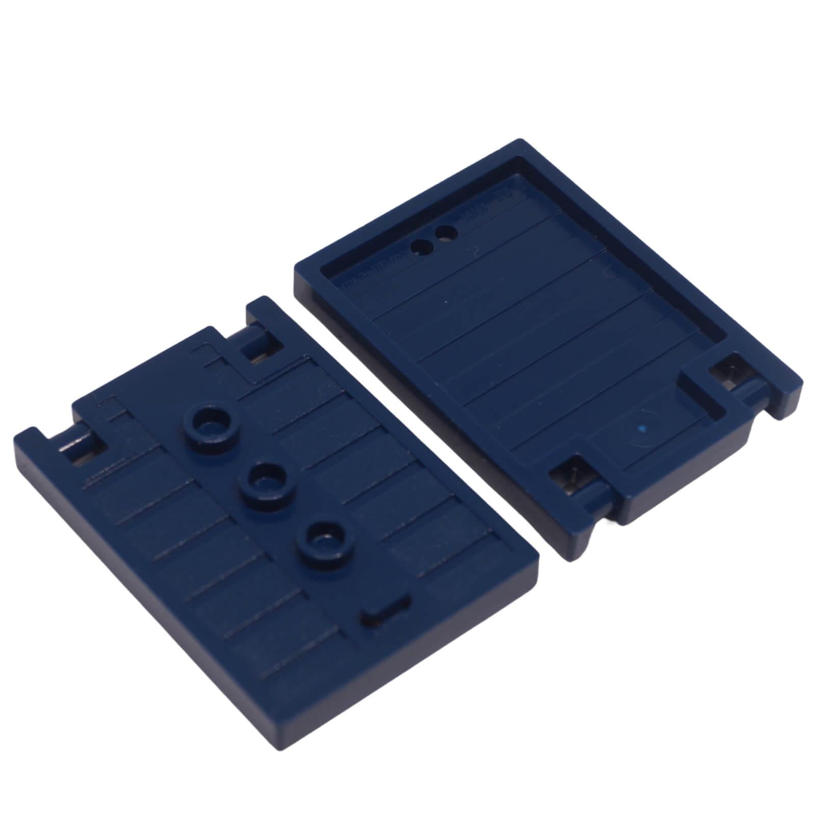 puerta 1 x 5 x 3 color azul oscuro 93096 con 3 studs y manija pieza de construcción
