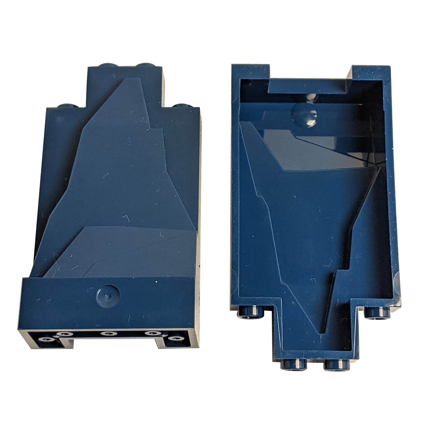 Dark blue rock panel 2 x 4 x 6 for LEGO® terrain, rock formations, and landscape builds
