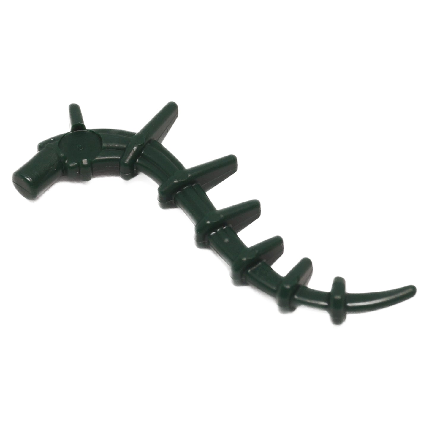 Parte de apéndice espinoso verde oscuro 55236 utilizada como columna vertebral, alga marina o enredadera de planta para LEGO® construcciones
