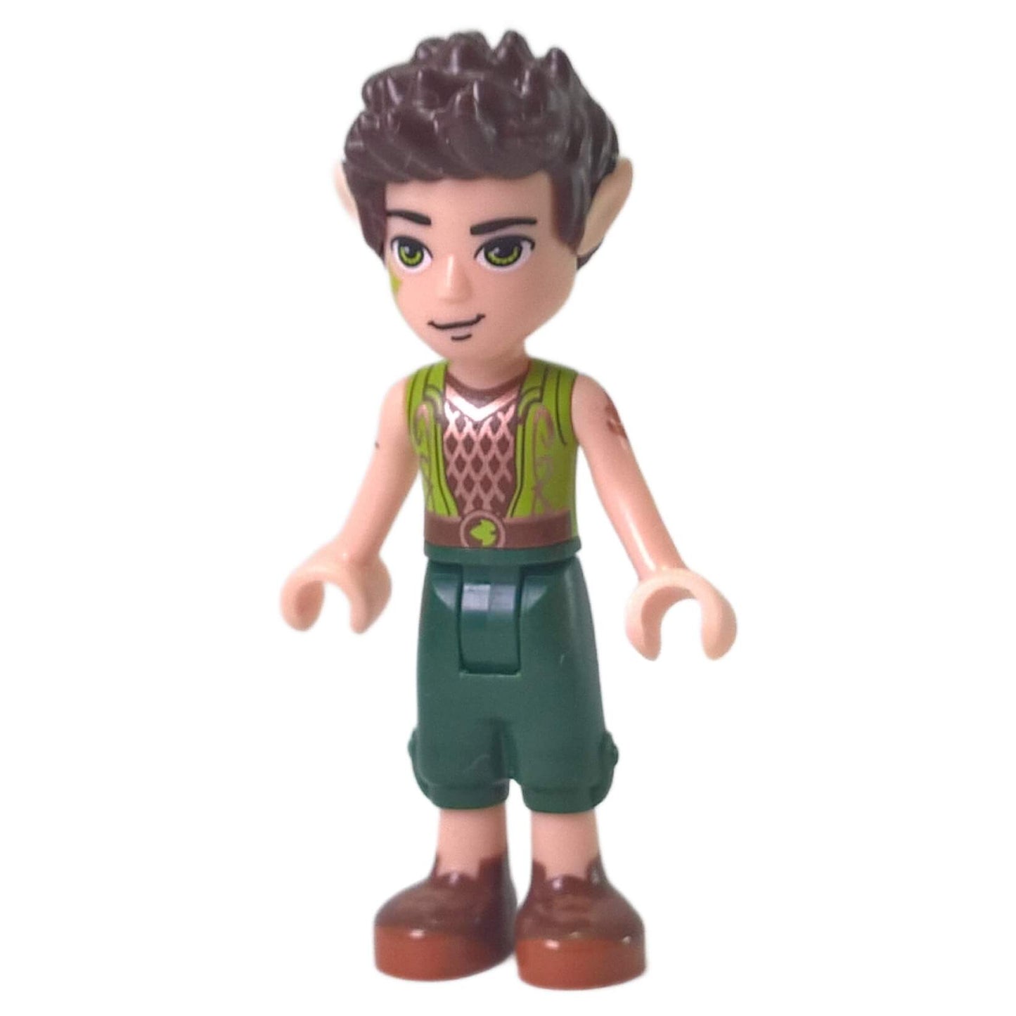 LEGO® Elves Farran Leafshade mini doll elf006 front dark green outfit
