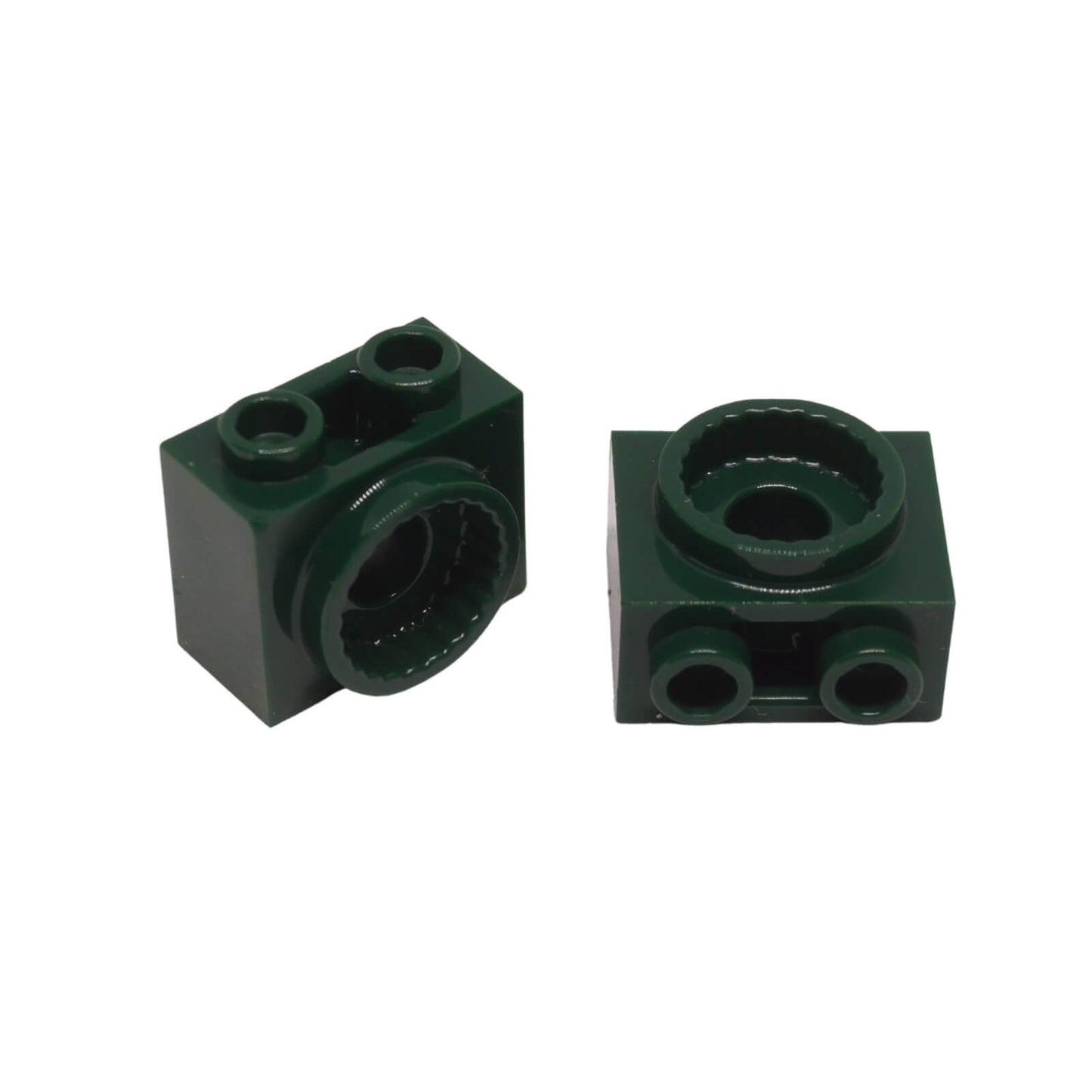 Mattoncino Technic verde scuro 1 x 2 con presa per giunto per connessioni e articolazioni LEGO® Technic
