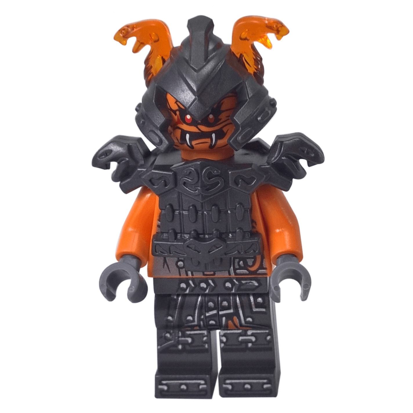 LEGO® NINJAGO Commander Blunck minifigure njo0293 dark armor orange head

