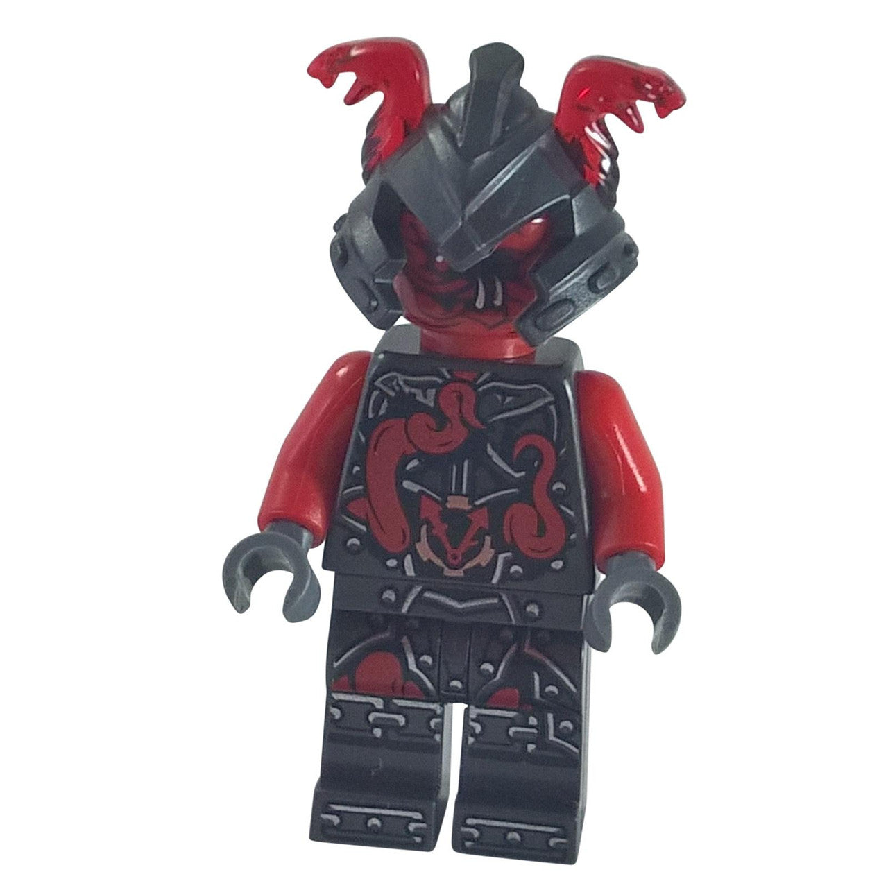 LEGO® NINJAGO Slackjaw minifigure njo0275 dark armor red serpent torso
