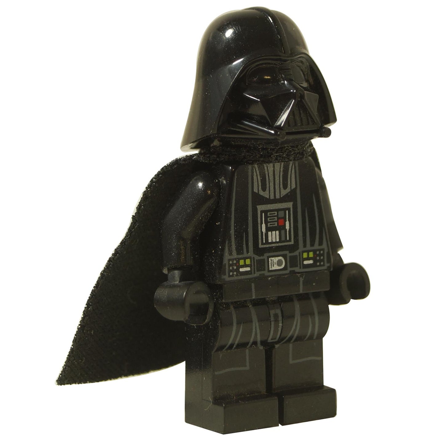 Minifigura de Darth Vader de LEGO Star Wars de Rebels. Una imagen lo muestra con su casco puesto.