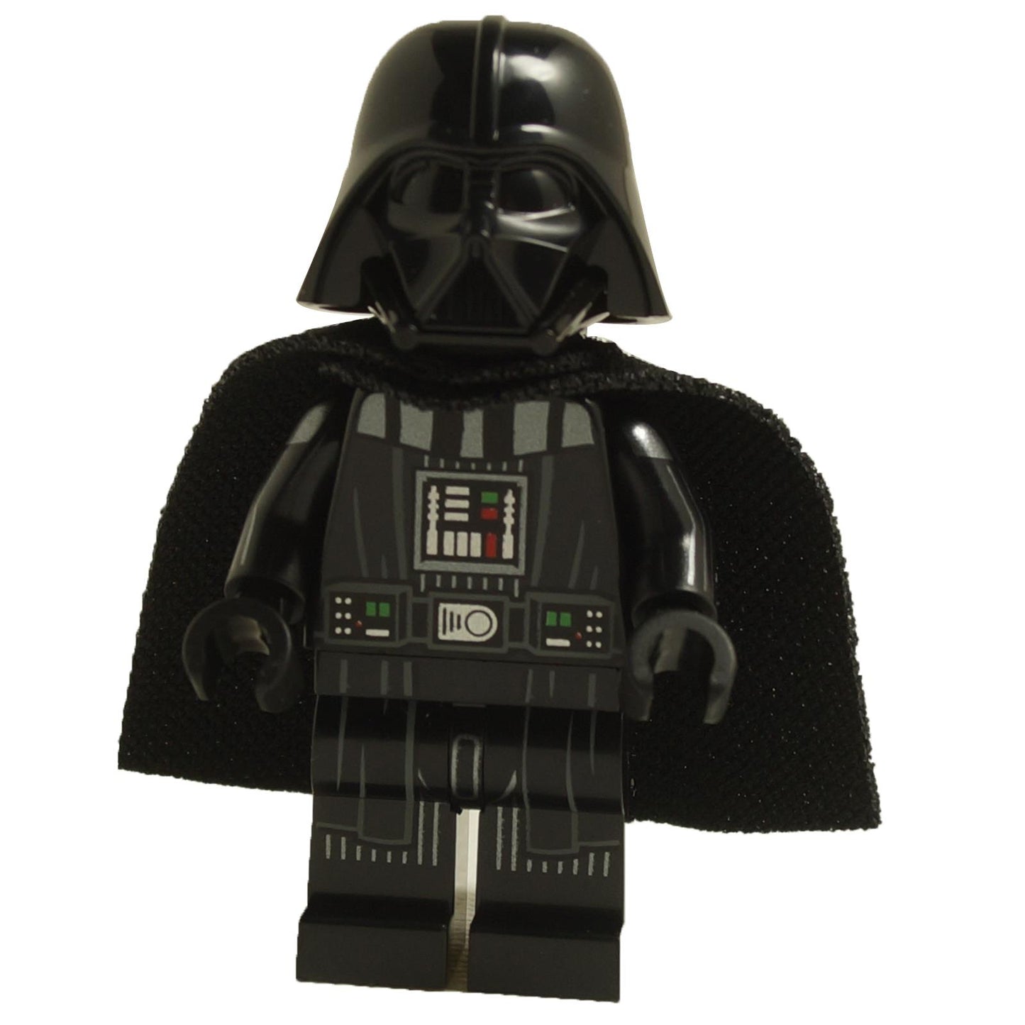 LEGO Darth Vader minifigure with black helmet, spongy cape and printed armor torso sw1249