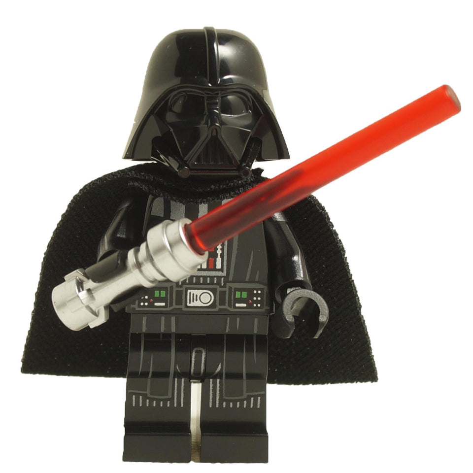 LEGO Darth Vader minifigure with spongy cape holding red lightsaber sw1249