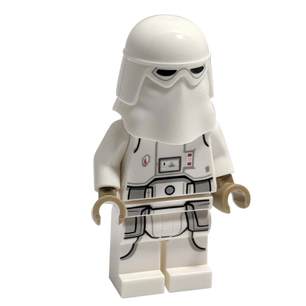 Snowtrooper, Printed Legs, Dark Tan Hands - Female, Reddish Brown Head