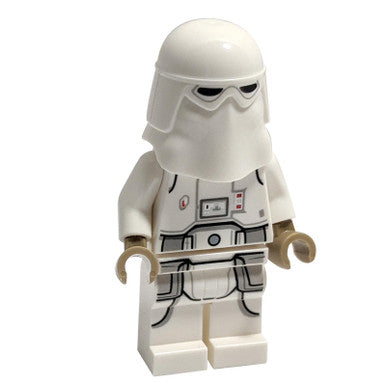Snowtrooper, Printed Legs, Dark Tan Hands - Female, Reddish Brown Head