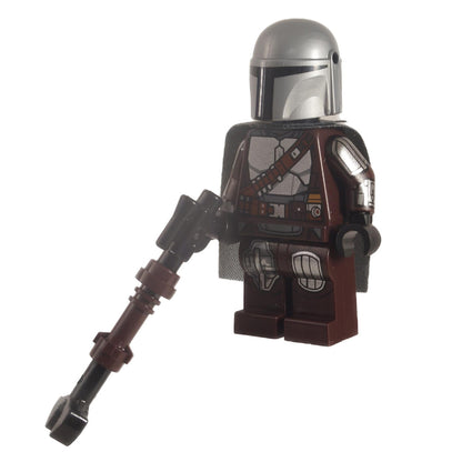 LEGO The Mandalorian Din Djarin Minifigure sw1135 with Beskar Armor and Rifle