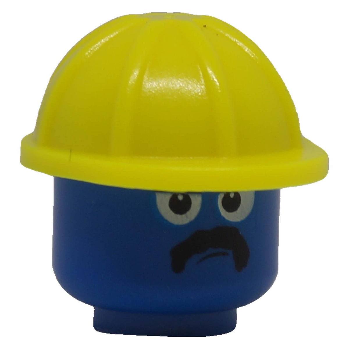 LEGO® Disney Inside Out 2 Foreman dis164 with blue printed head and yellow construction hard hat