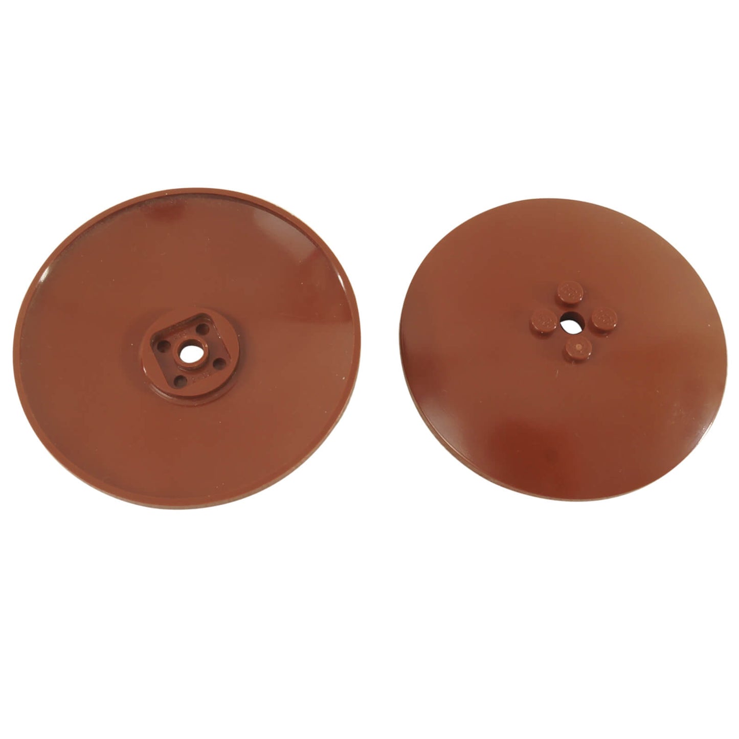 Reddish brown LEGO® dish 8 x 8 inverted radar with solid studs large round radar dish element