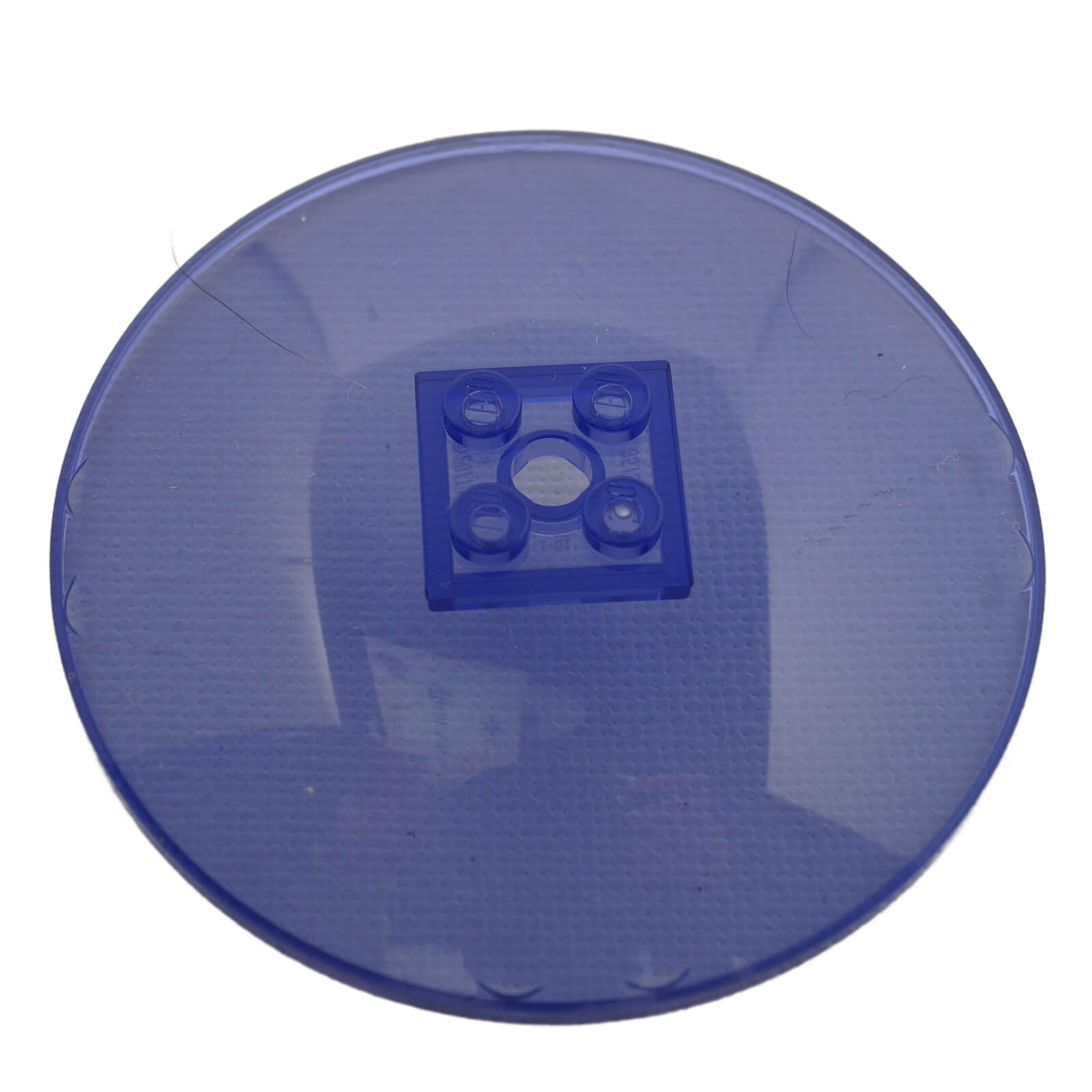 Transparent purple LEGO® dish 8 x 8 inverted radar with solid studs large round radar dish element