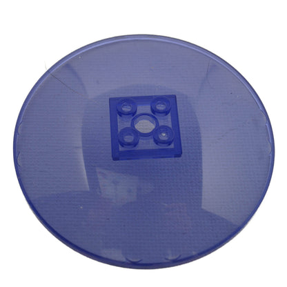Transparent purple LEGO® dish 8 x 8 inverted radar with solid studs large round radar dish element