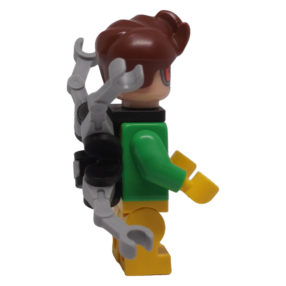 LEGO Doc Ock sh0796 right side view showing articulated mechanical arms