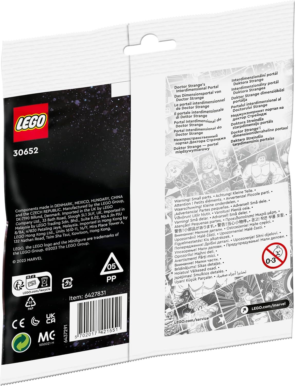 LEGO 30652 Doctor Strange's Interdimensional Portal, back view
