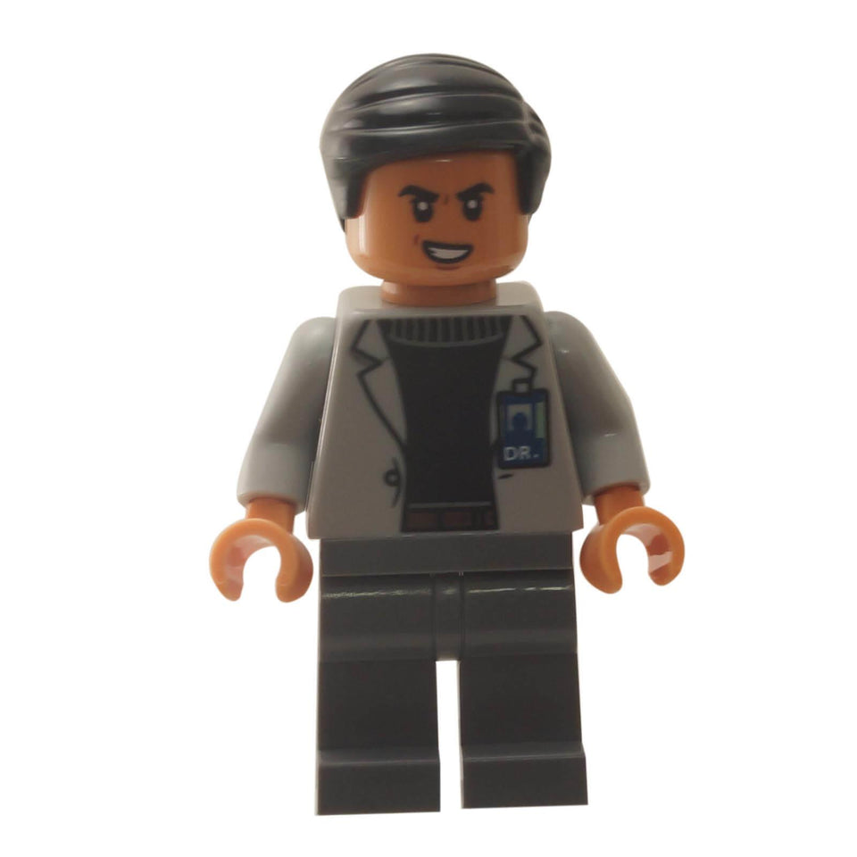 LEGO Dr. Henry Wu Minifigure (Evil Smile / Scared)