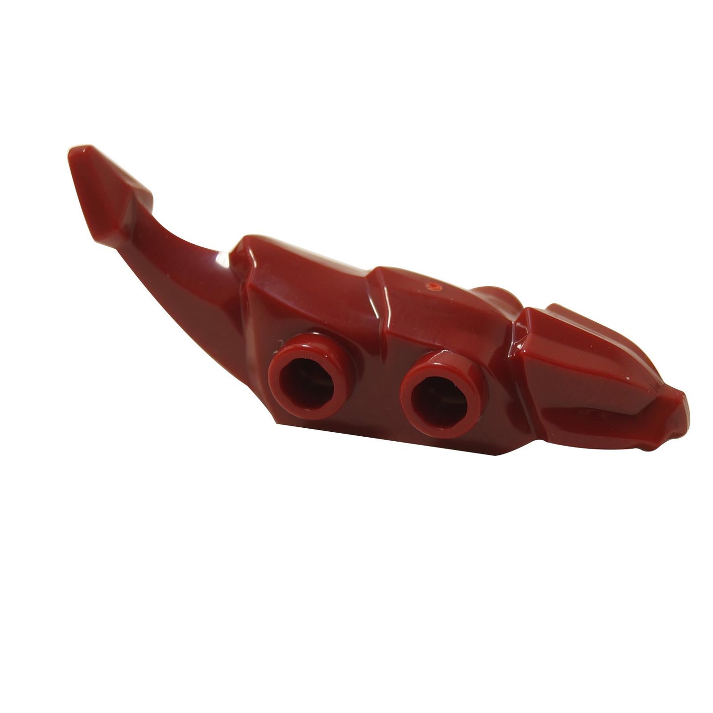 Dark red dragon critter body with side studs small creature building piece
