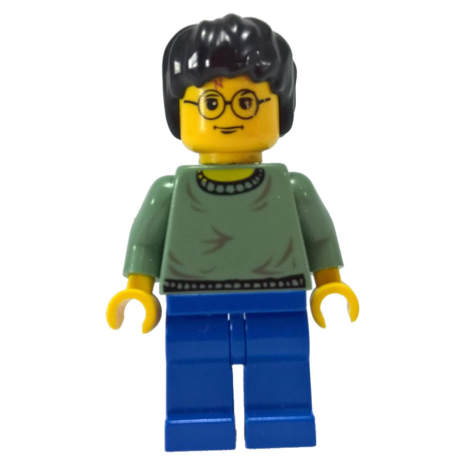 Harry Potter, Verde Arena Torso de suéter, Azul Piernas