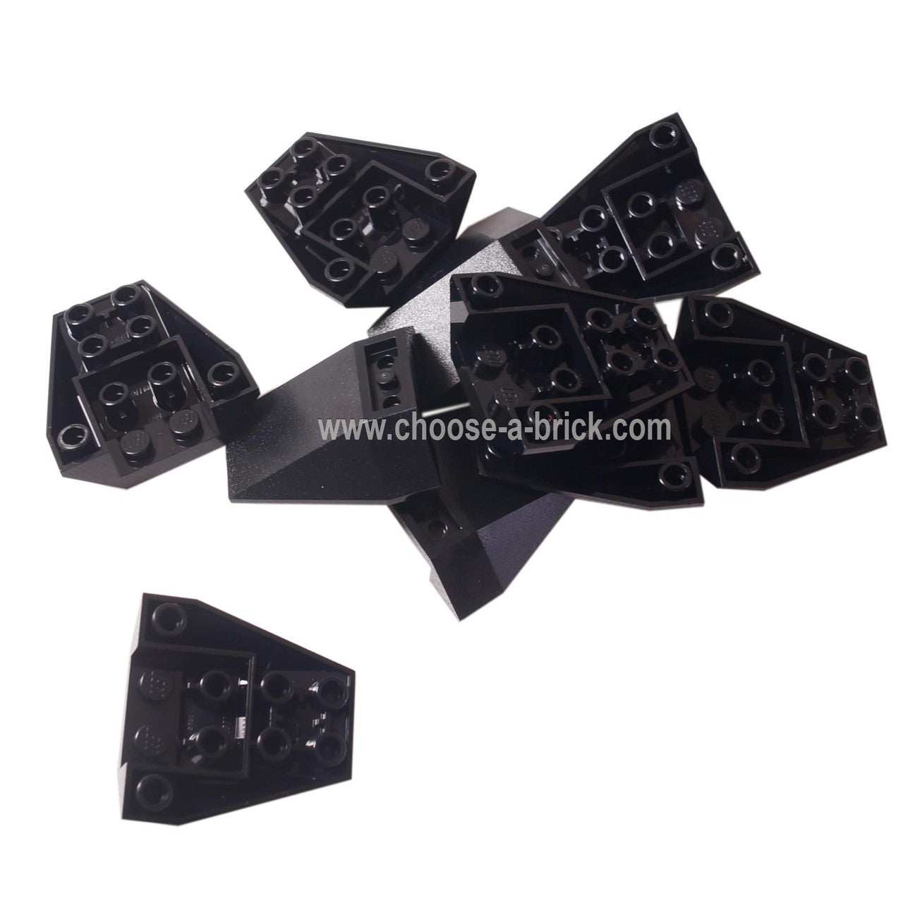 Wedge 4 x 4 Triple Inverted with Connections between Studs