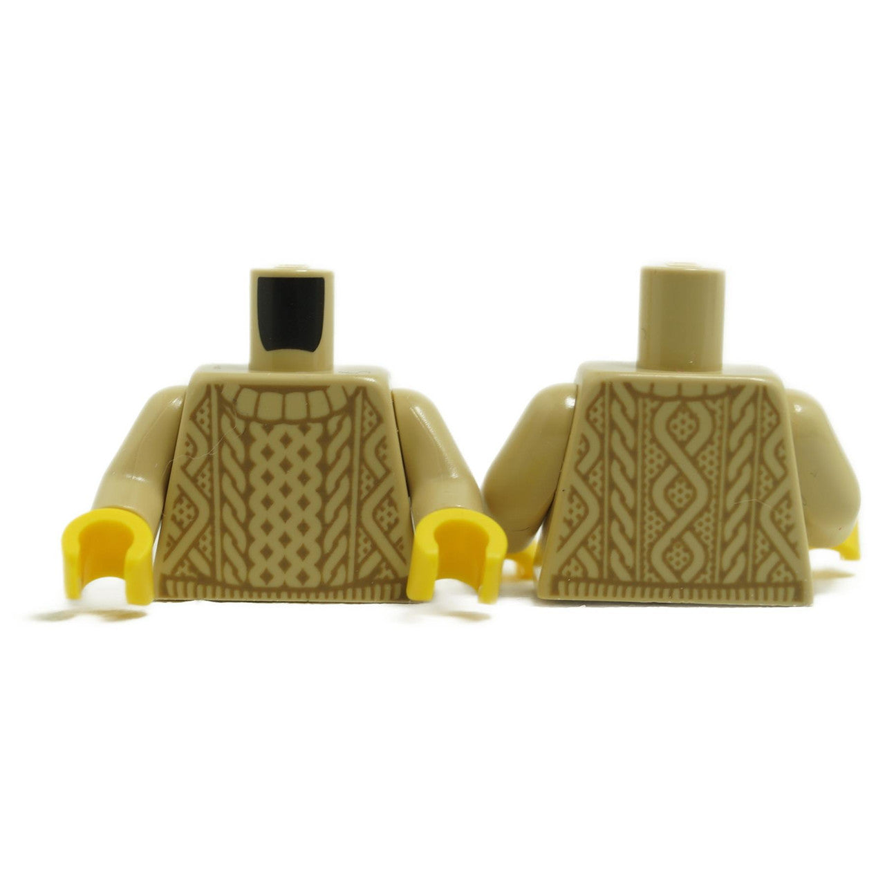 Torso dengan Corak Sweater Rajut 