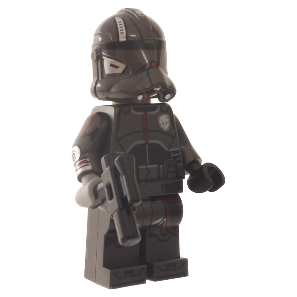 LEGO® Star Wars Echo minifigure from The Bad Batch with helmet and blaster accessory
